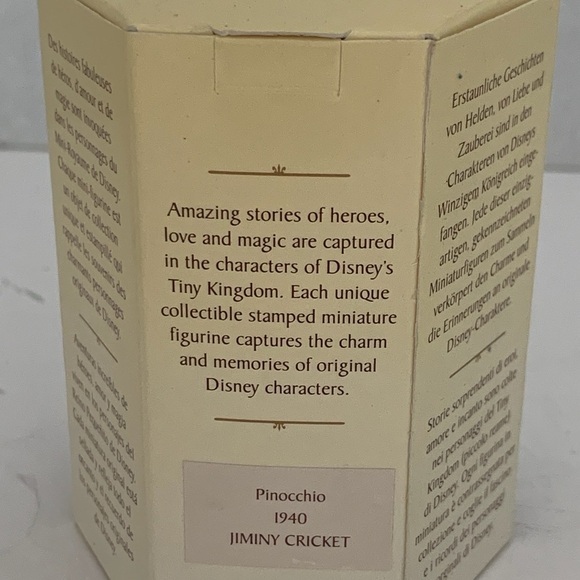 NIB Disney Tiny Kingdom Jiminy Cricket Figurine in Box Vintage Holiday Gift Idea - Picture 14 of 14